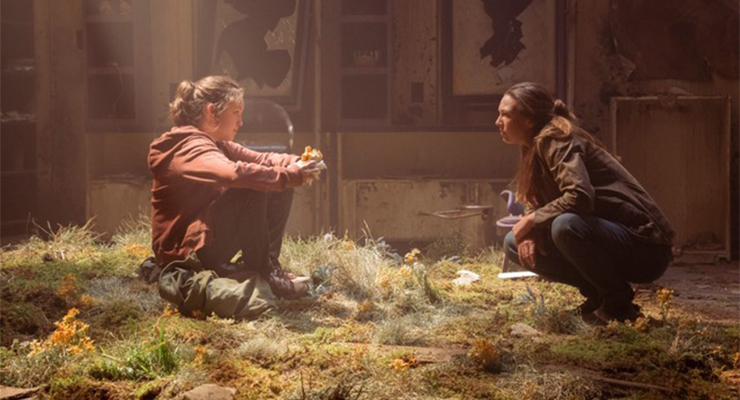 Tess takes a risk by helping Ellie, who appears strangely unaffected by a zombie bite. Photo courtesy of HBO.