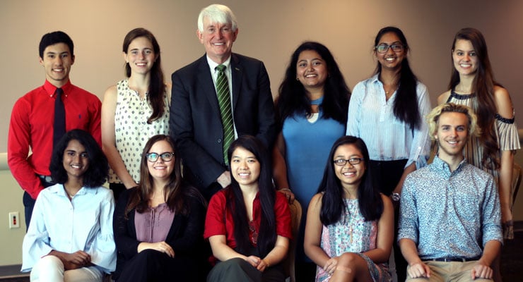 New USF National Merit Scholars with USF Provost