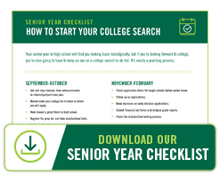 high school senior year checklist