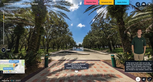 usf admissions tours